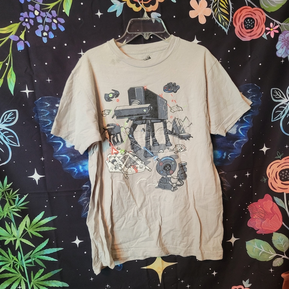 Gamer Star Wars Gaming Console Robots T-Shirt